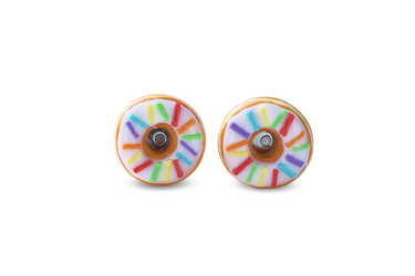 Doughnut Earrings Front